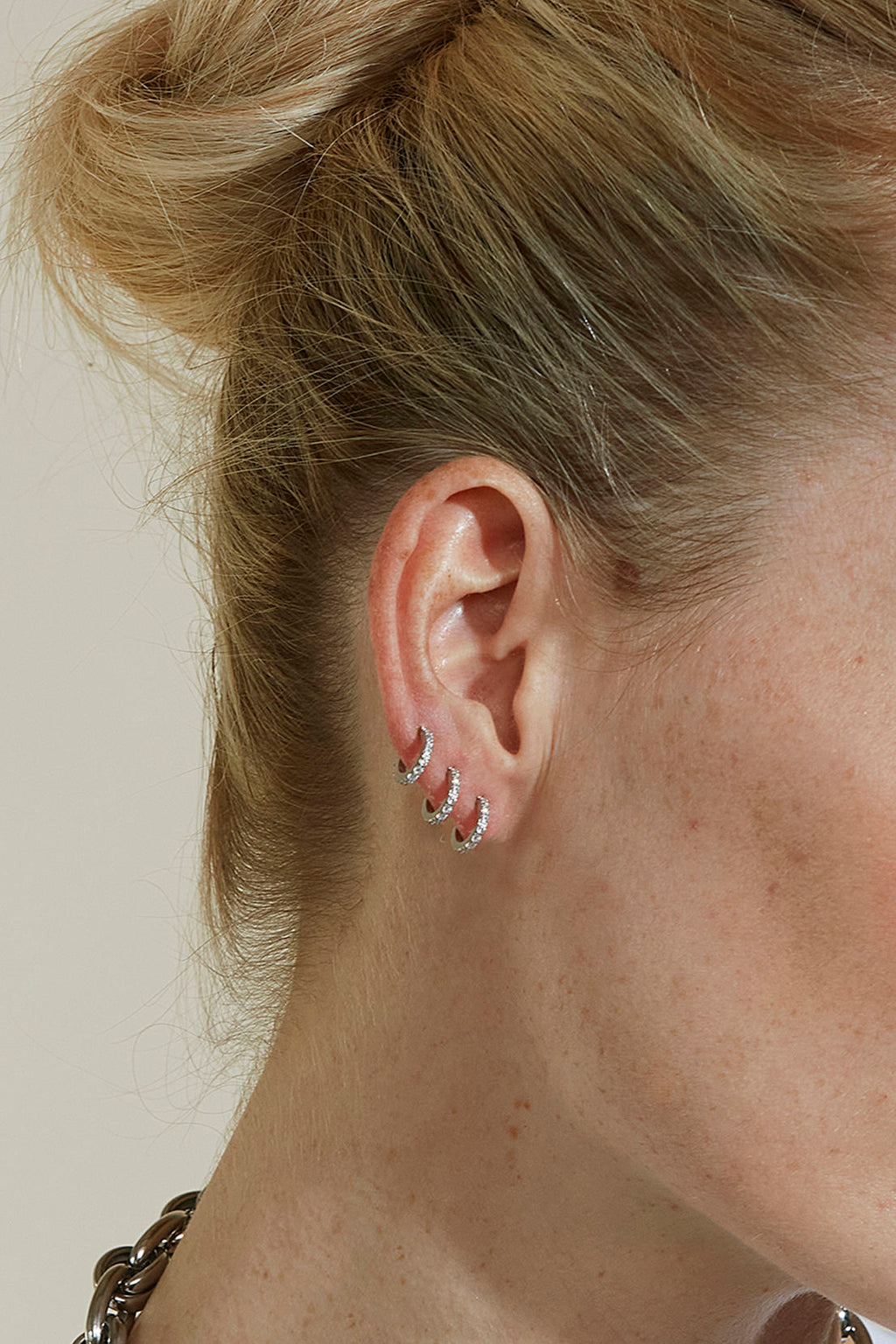 Glow Earrings Mini Steel