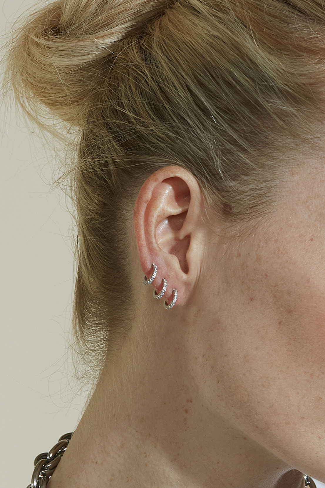 Glow Earrings Mini Steel