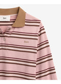 Grit Piqe Sweater - Blush Stripe