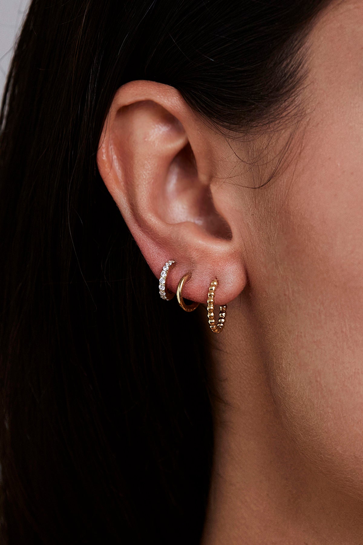 Glow Earrings Mini Gold