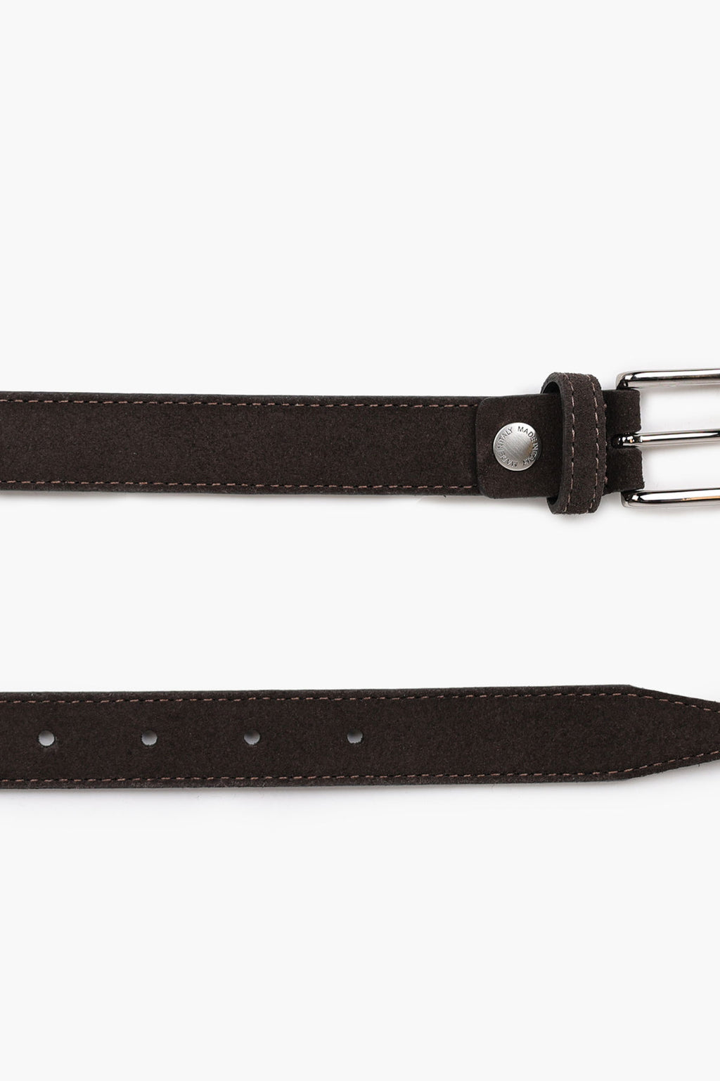Nohr Jenny Silver Suede Leather Belt