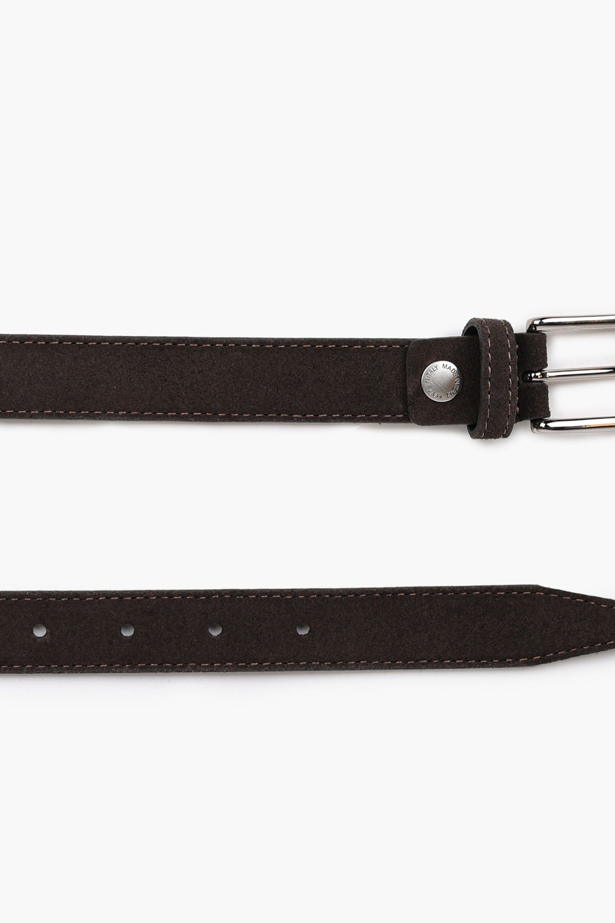 Nohr Jenny Silver Suede Leather Belt