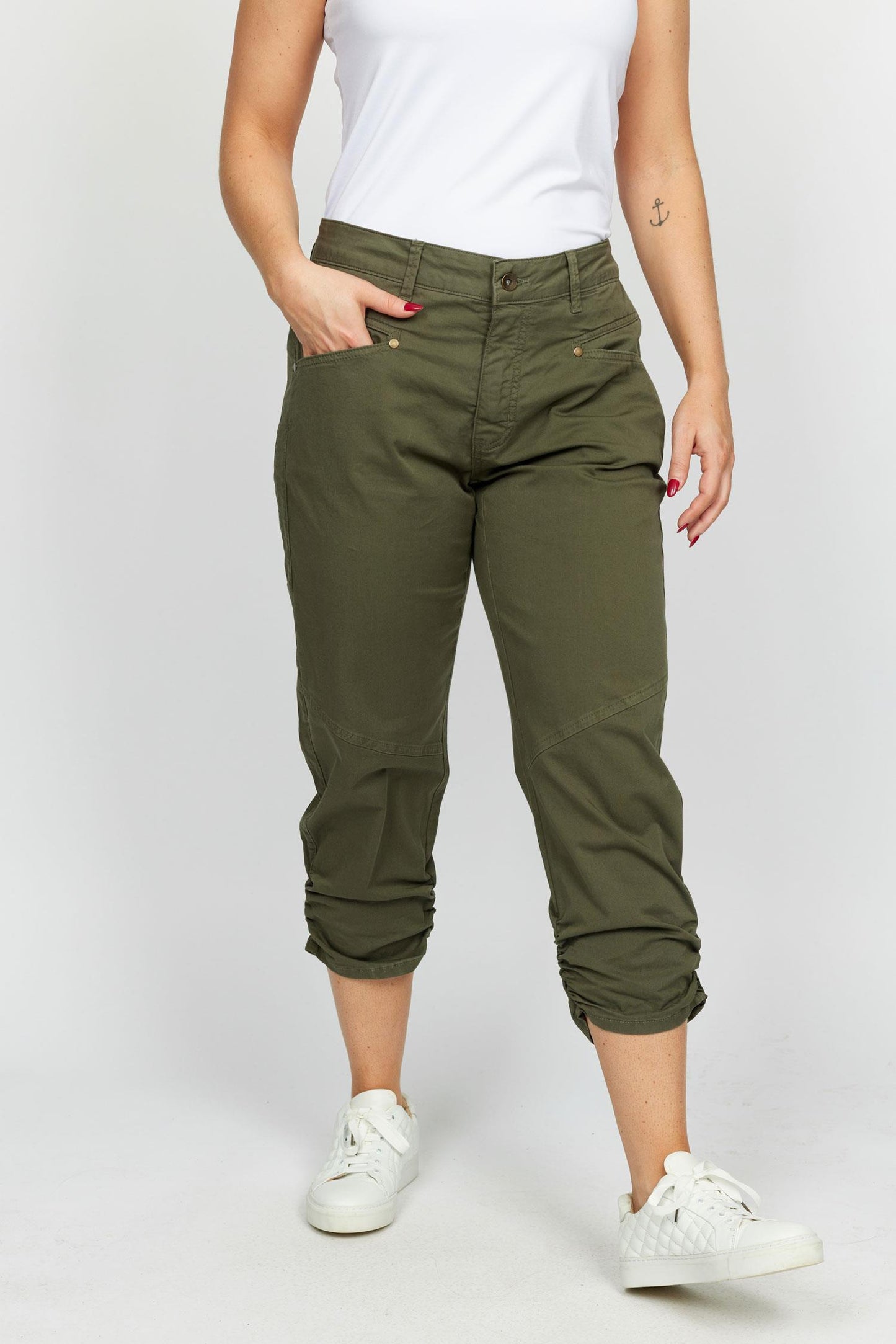 Tess Pirat Bukse Khaki