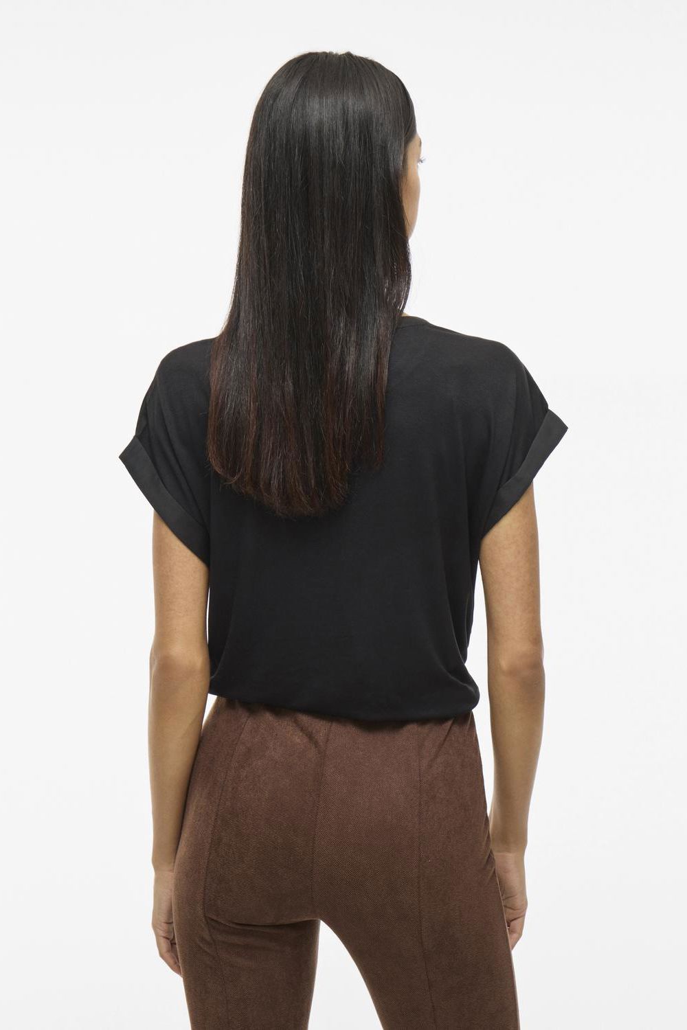 VIELLETTE S/S SATIN TOP - NOOS