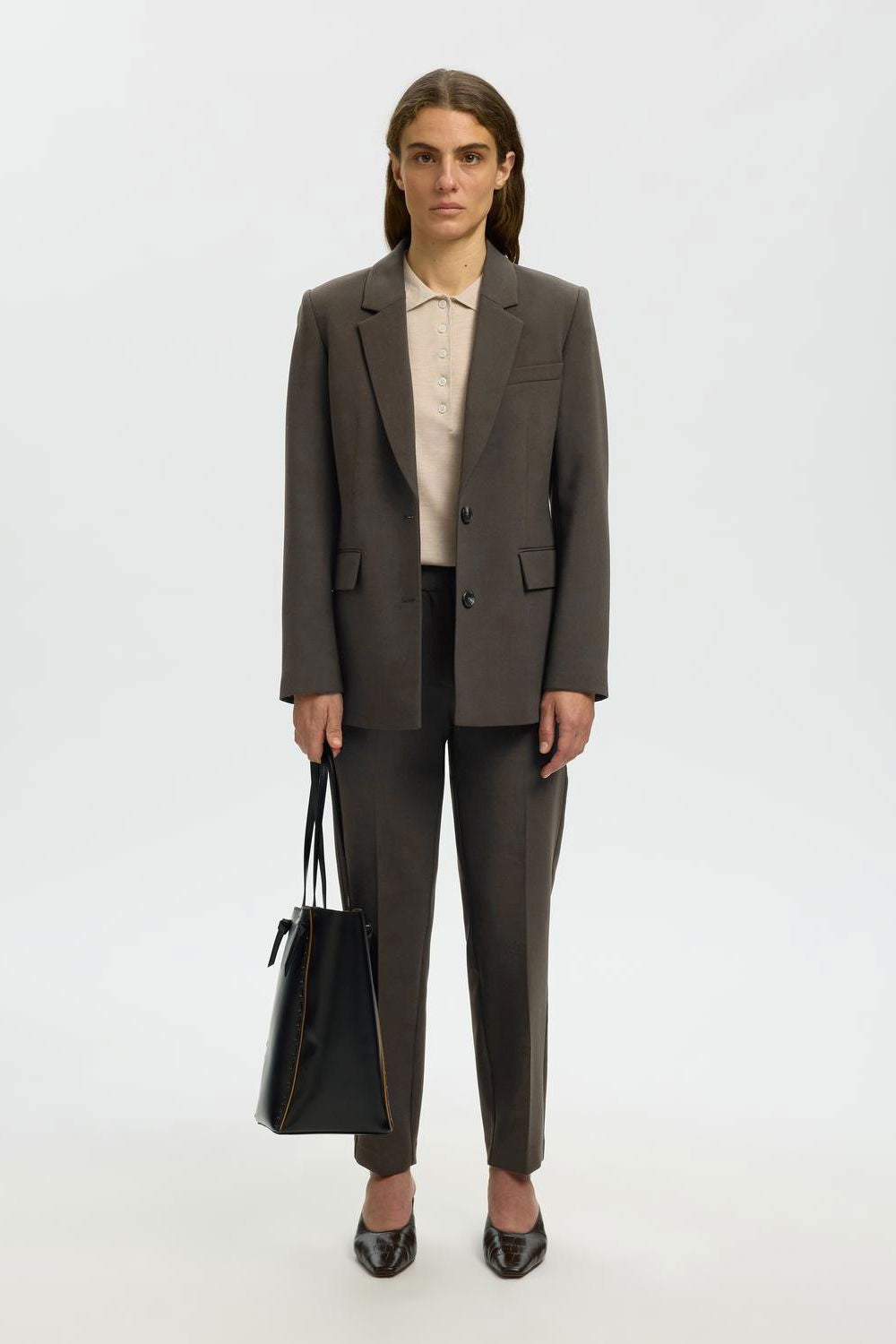 Slwrita Ls Classic Blazer Mel Noos
