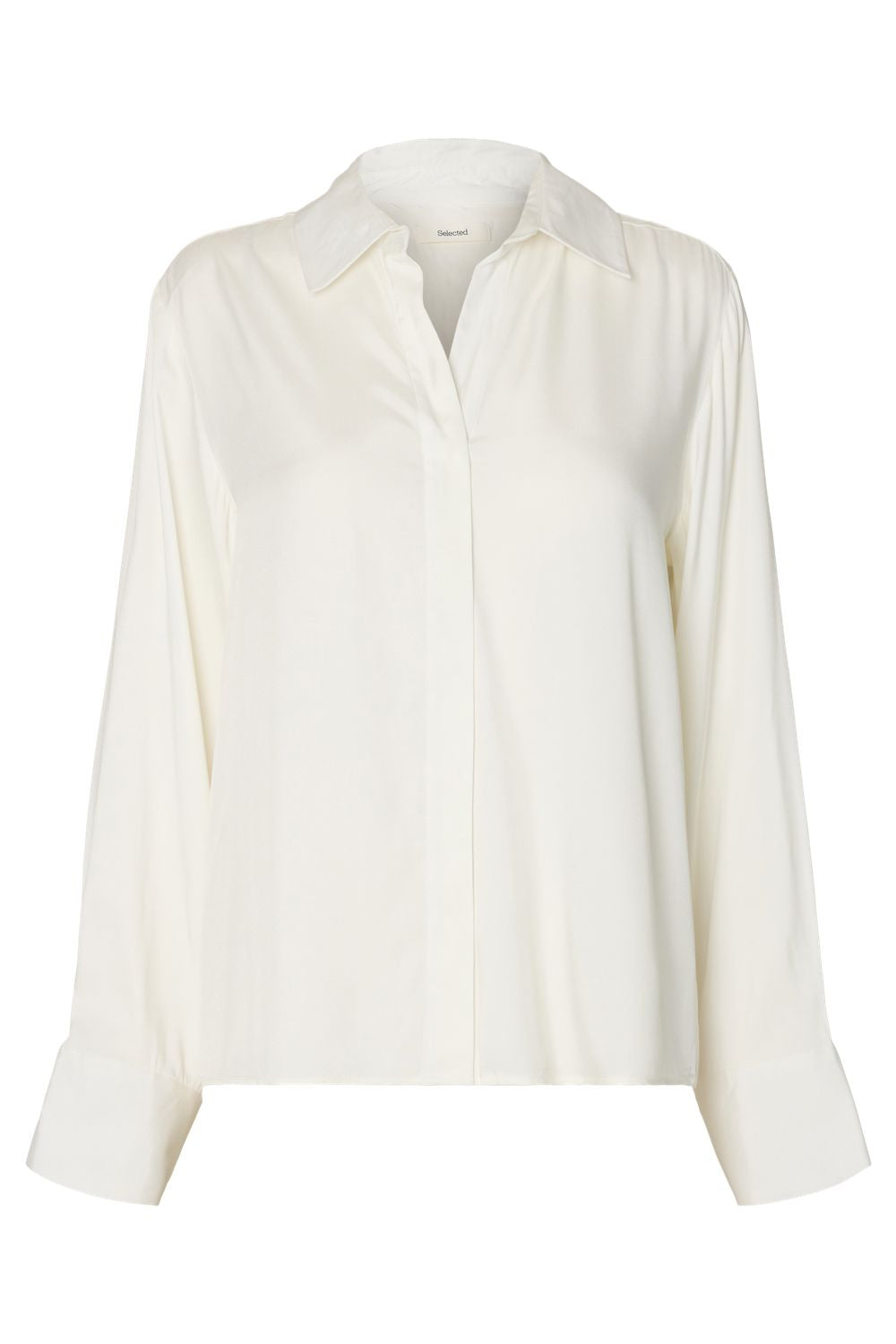 Slwjonna Reg Ls Open Collar Shirt Noos
