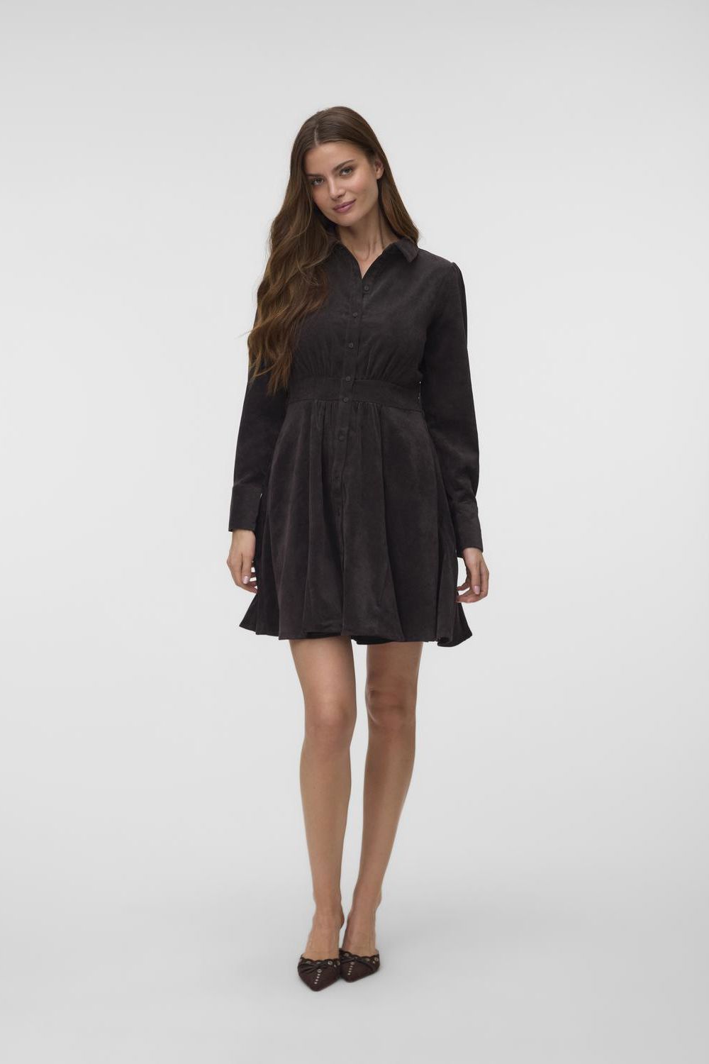 Awane Ls Short Shirt Dress