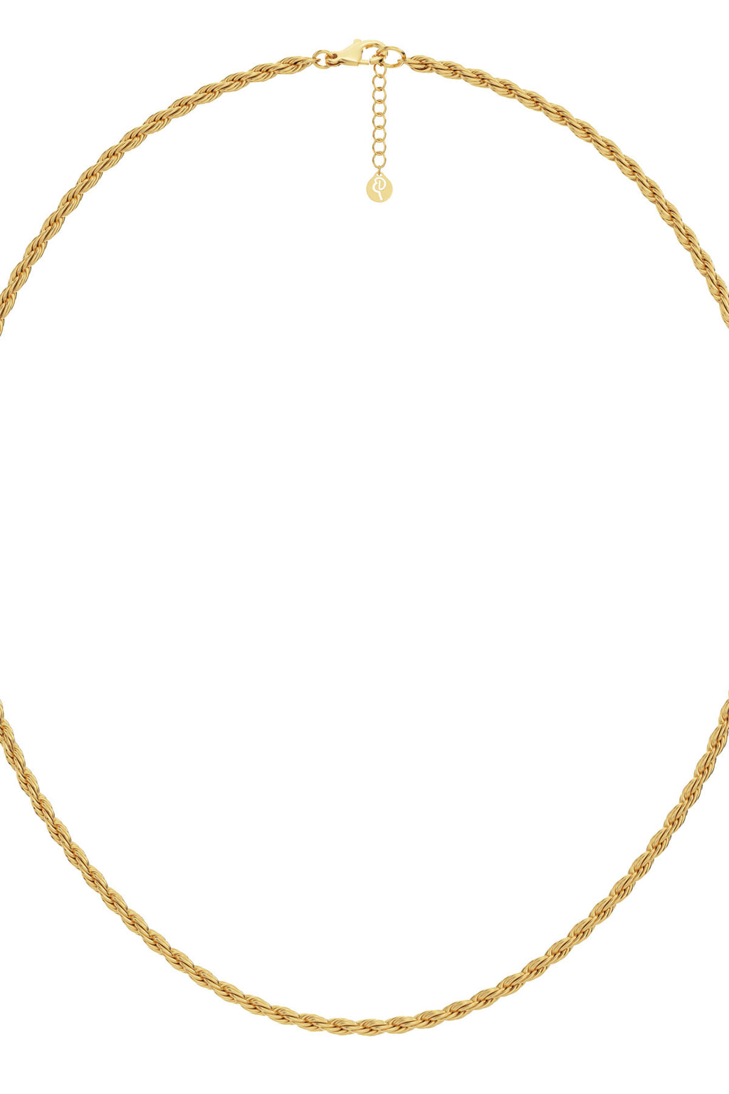 Rope Chain Necklace Gold