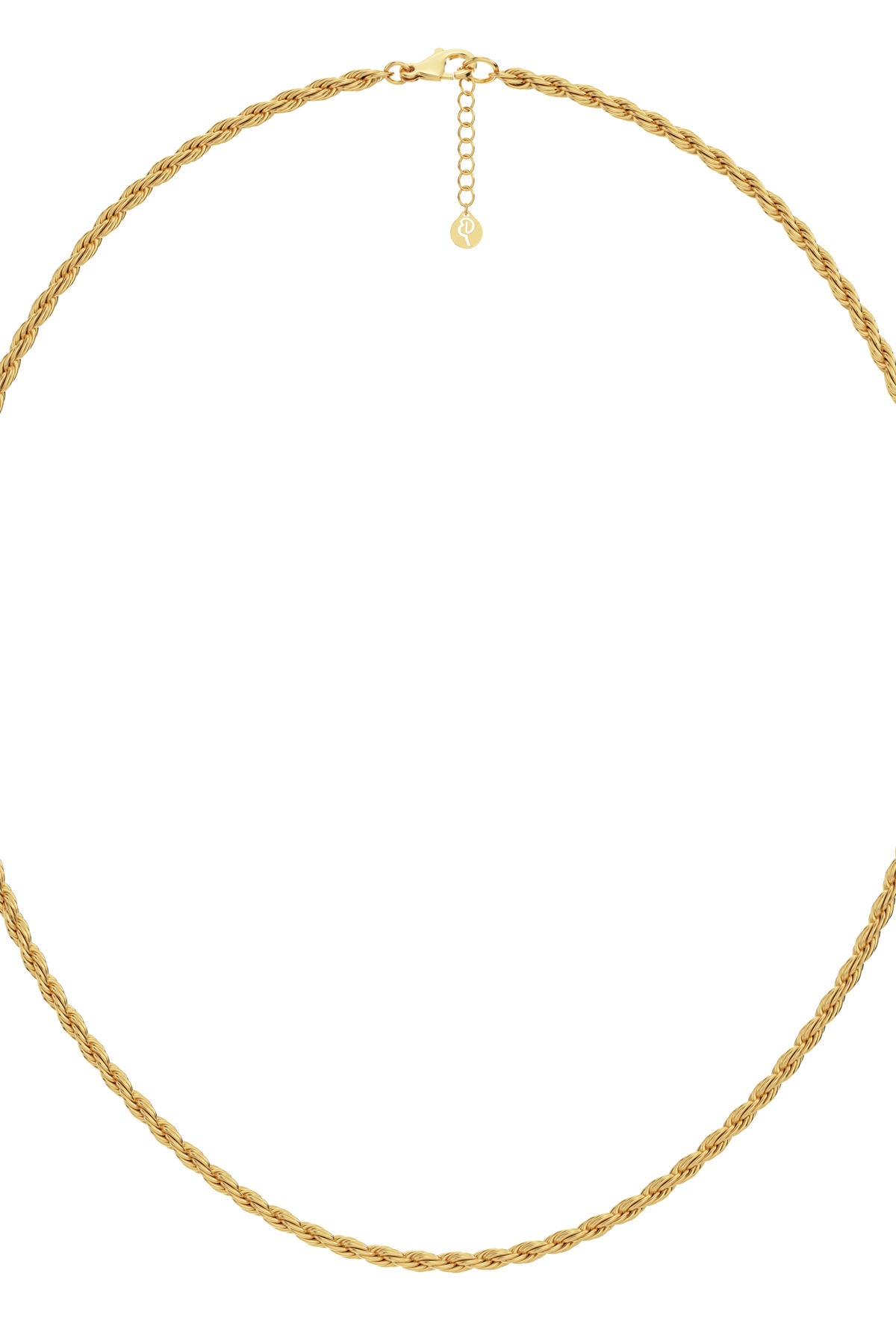 Rope Chain Necklace Gold