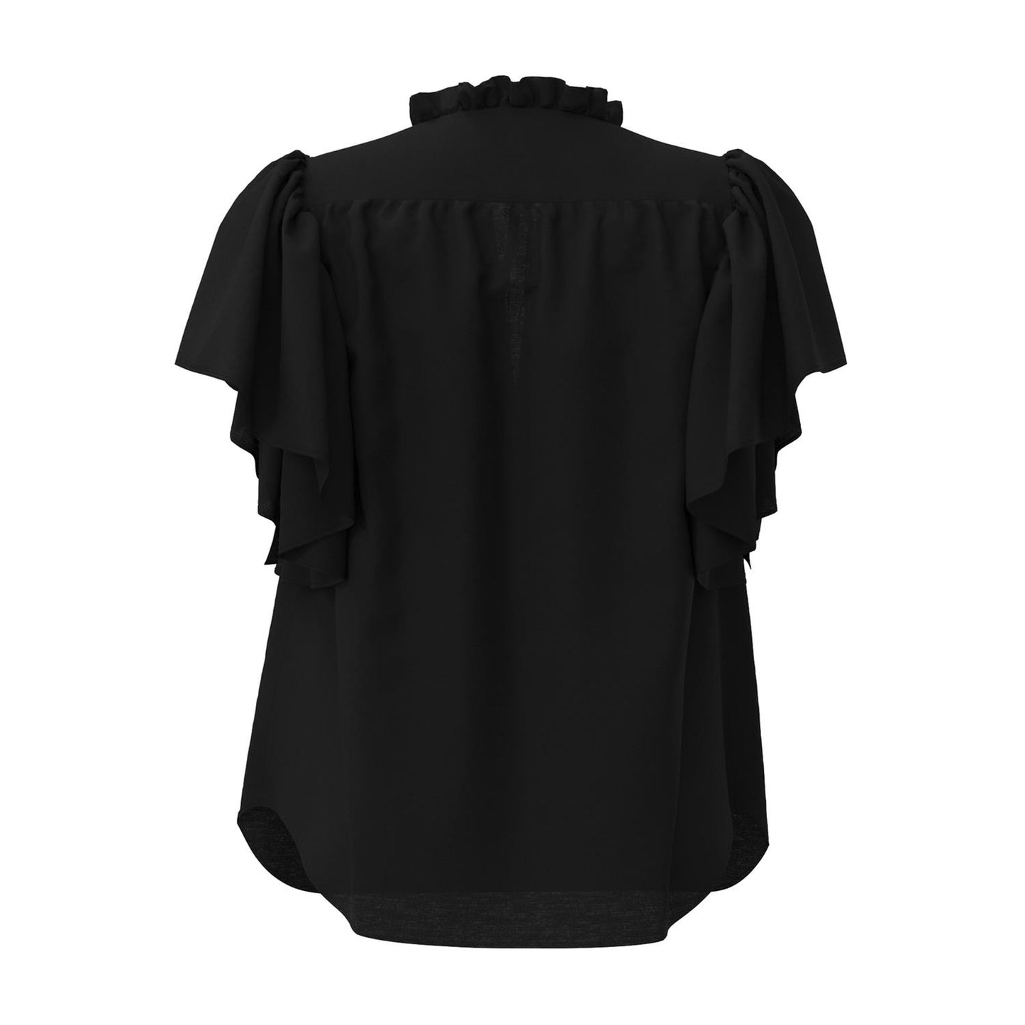 HeraCC SS Frill Top Black