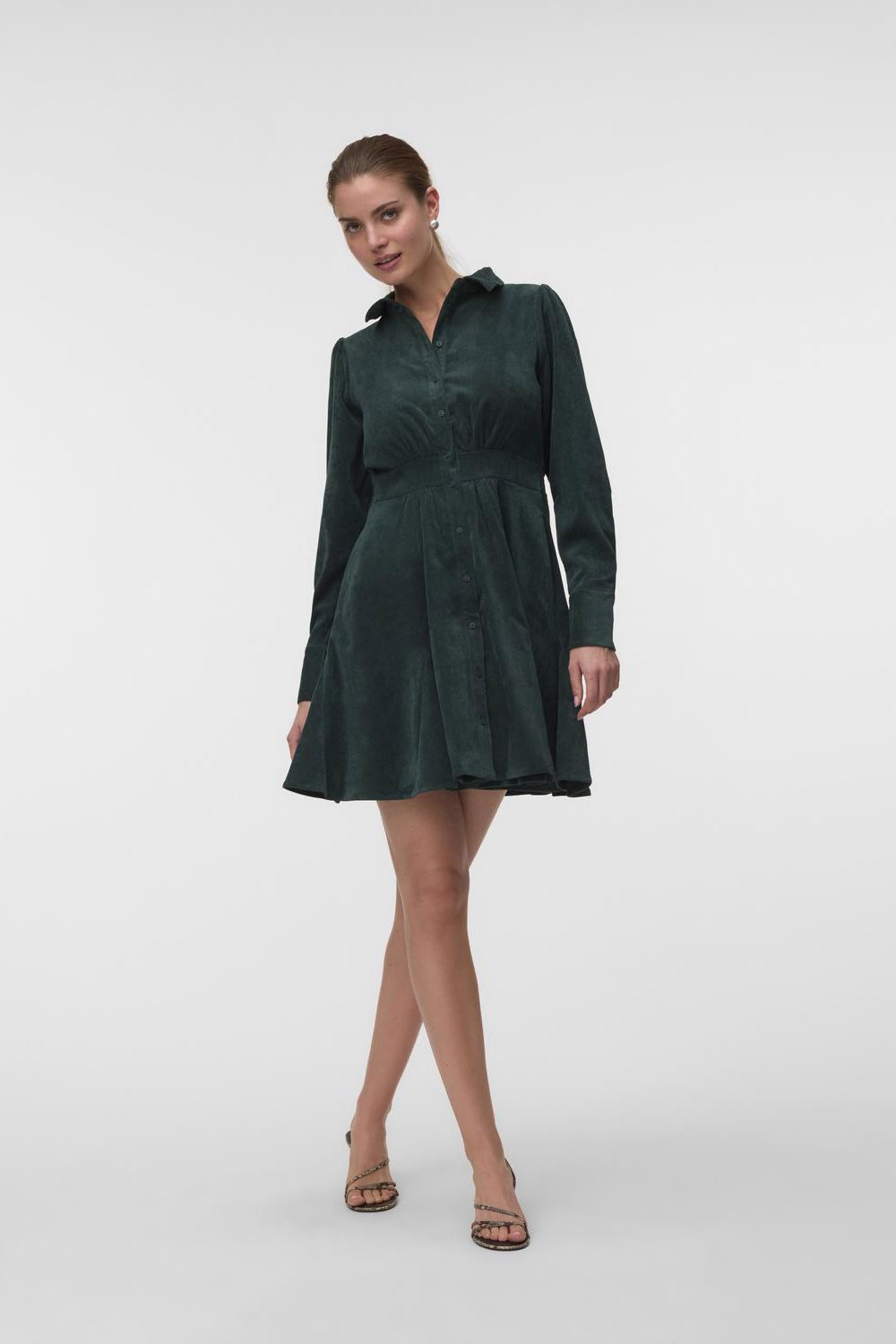 Awane Ls Short Shirt Dress