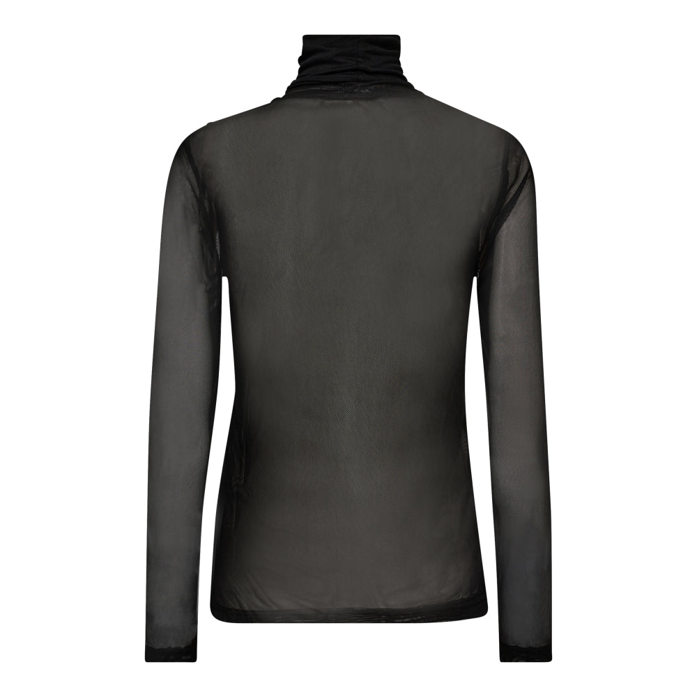 MeshCC Roll-Neck Blouse