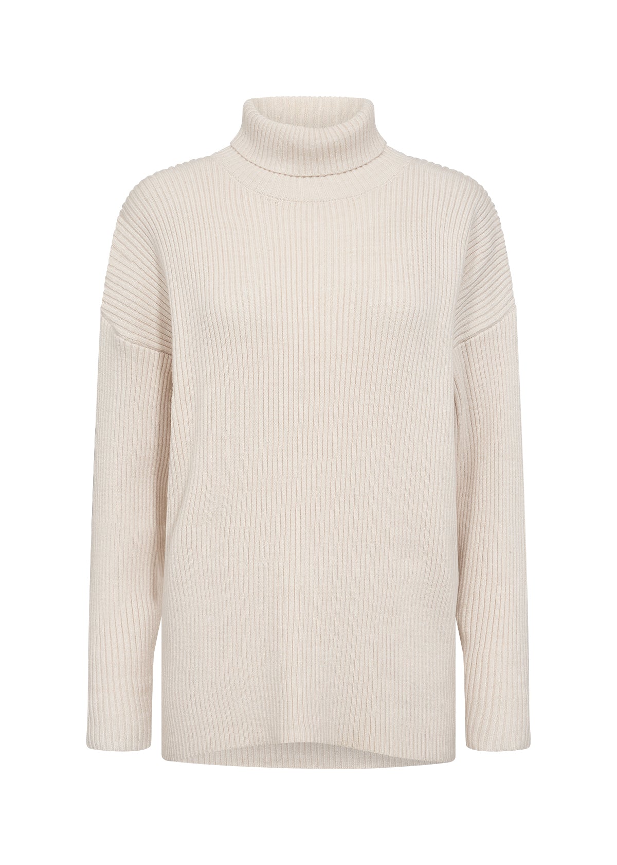 Kanita pullover beige med hals