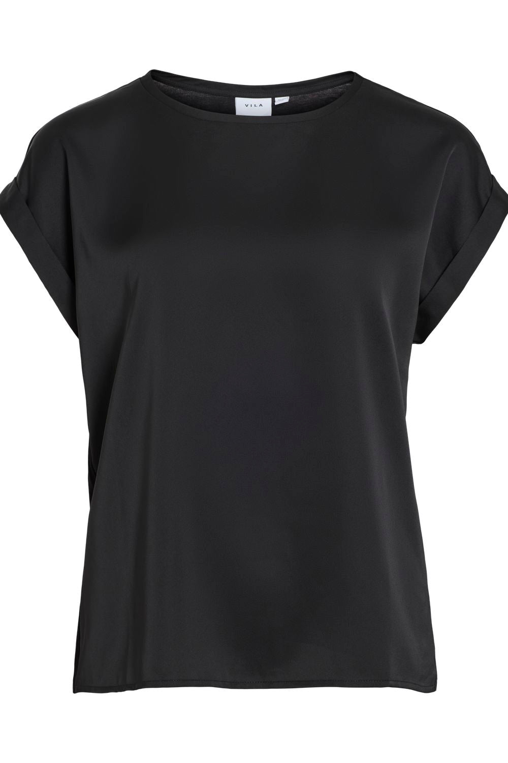 VIELLETTE S/S SATIN TOP - NOOS