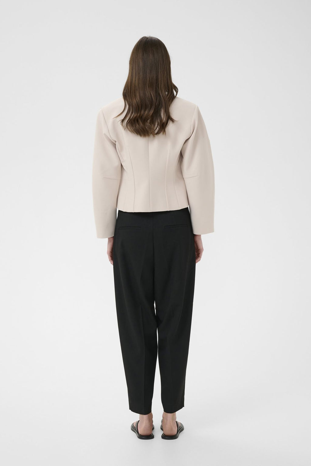 Cadie Core Barrel Pant - black