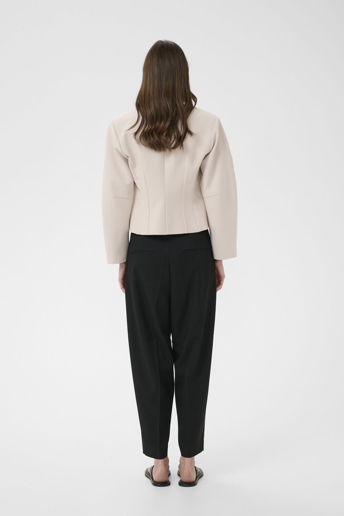 Cadie Core Barrel Pant - black