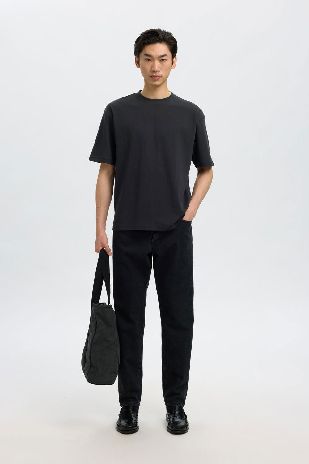 Slmlooseoscar Ss O-Neck Tee Noos