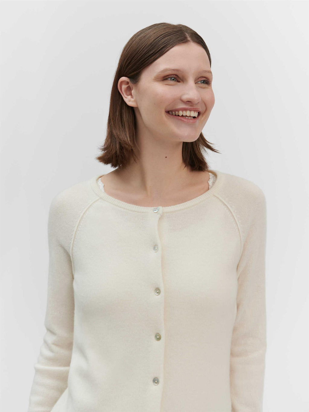 Laica Cashmere Cardigan - Ivory