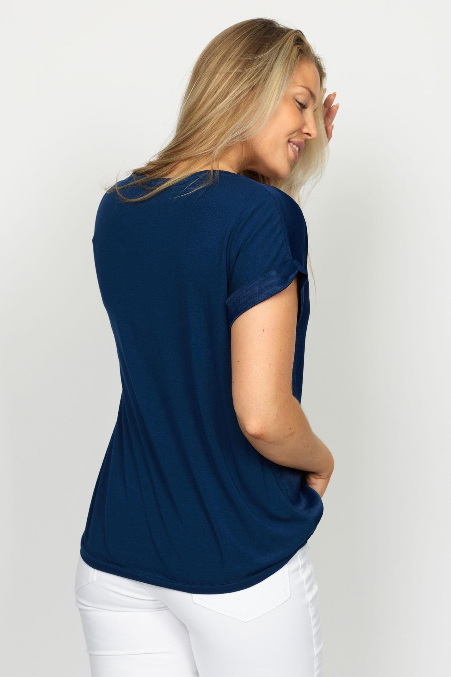 Mumbaia T-shirt Blouse navy