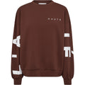 Maxi Split Logo Sweat - brun
