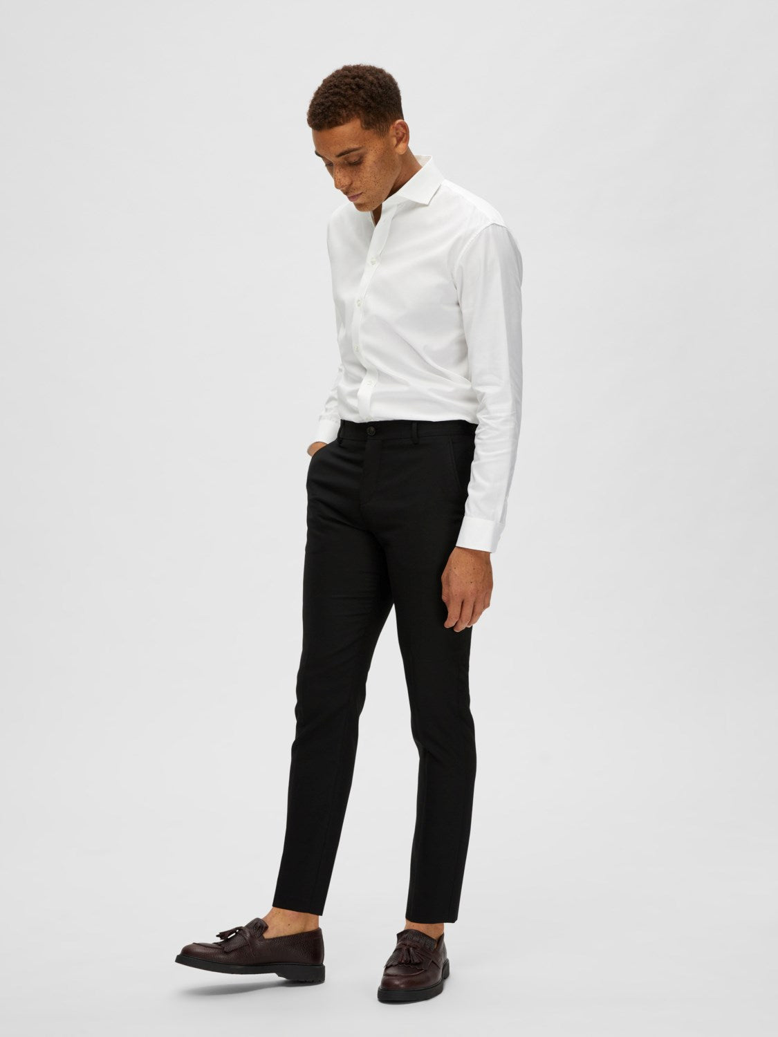 Dressbukse Slhslim-Neil Black