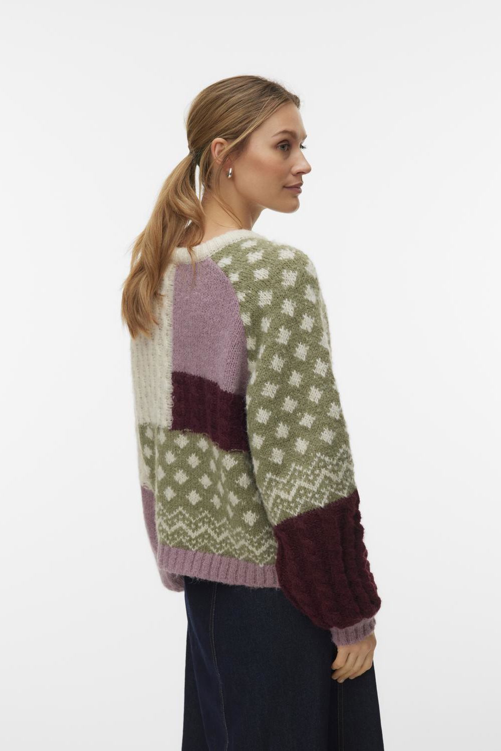 Vmkristin Ls O-Neck Pullover Boo