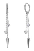 Peak Hoops Multi Heart Steel