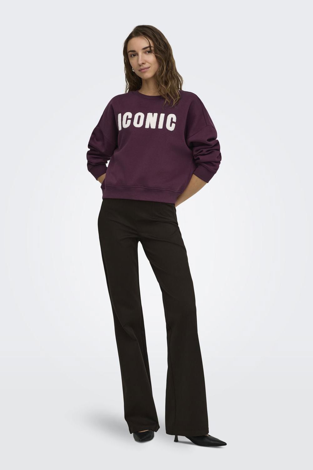 Onlsweat Life L/s Crew O.Size State Noos