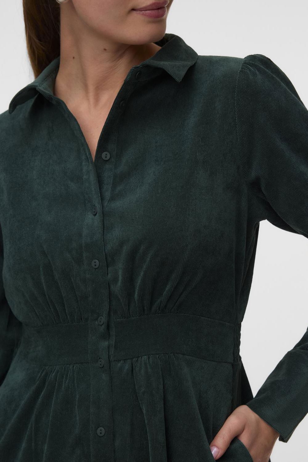 Awane Ls Short Shirt Dress
