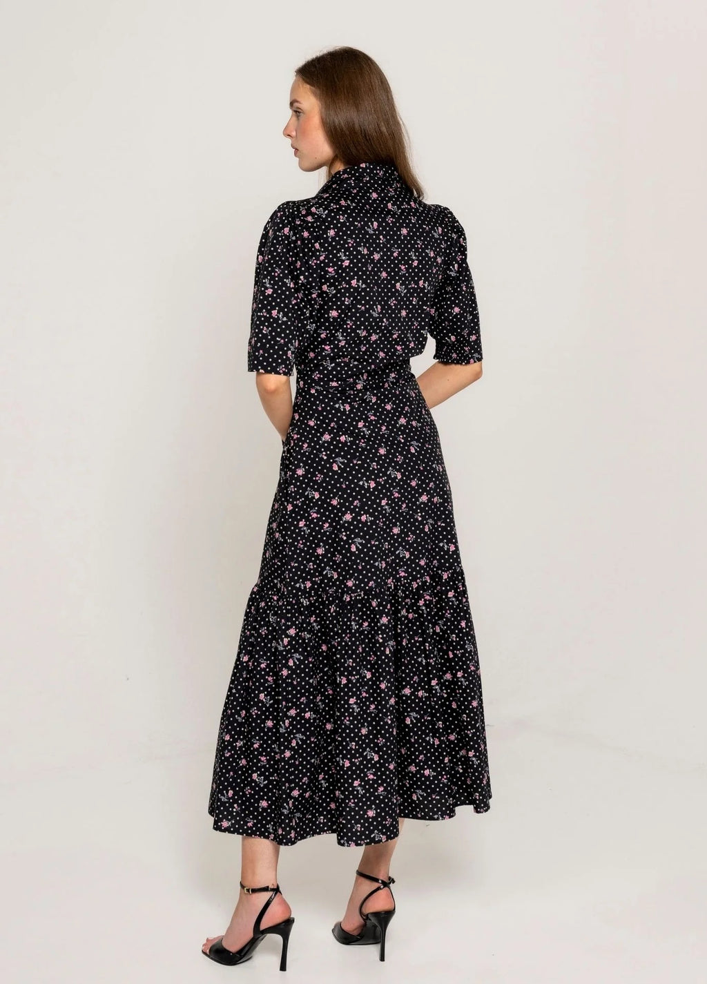 Agatha Dress Polka Bloom