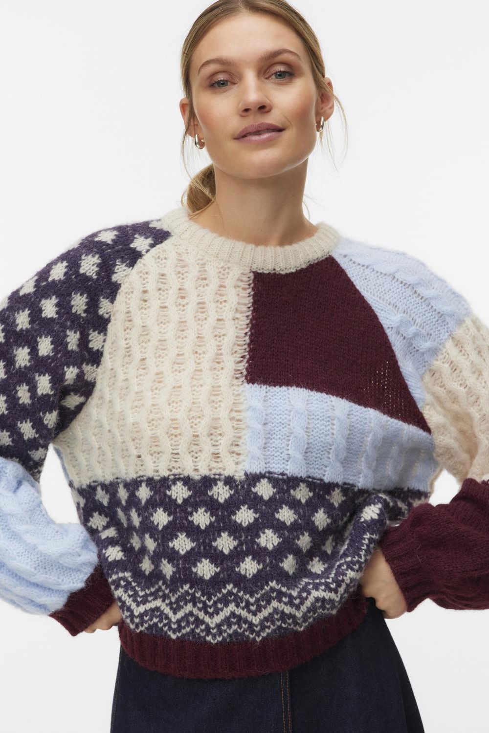 Vmkristin Ls O-Neck Pullover Boo