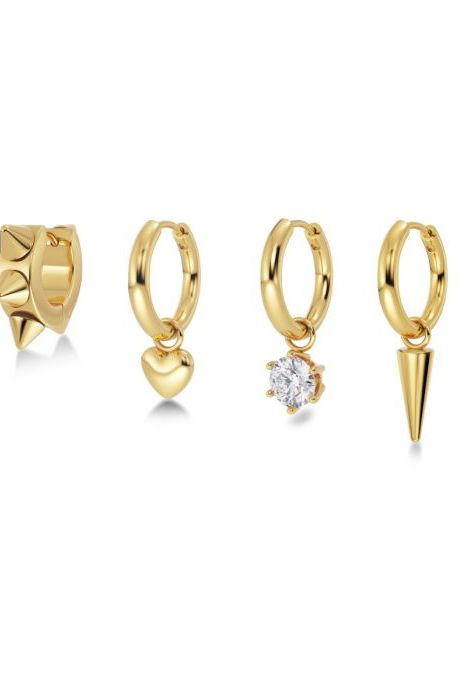 Peak Hoops One Heart Gold