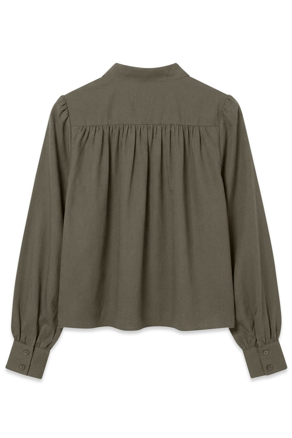 Vmbriar Ls High Neck Shirt Wvn Ret
