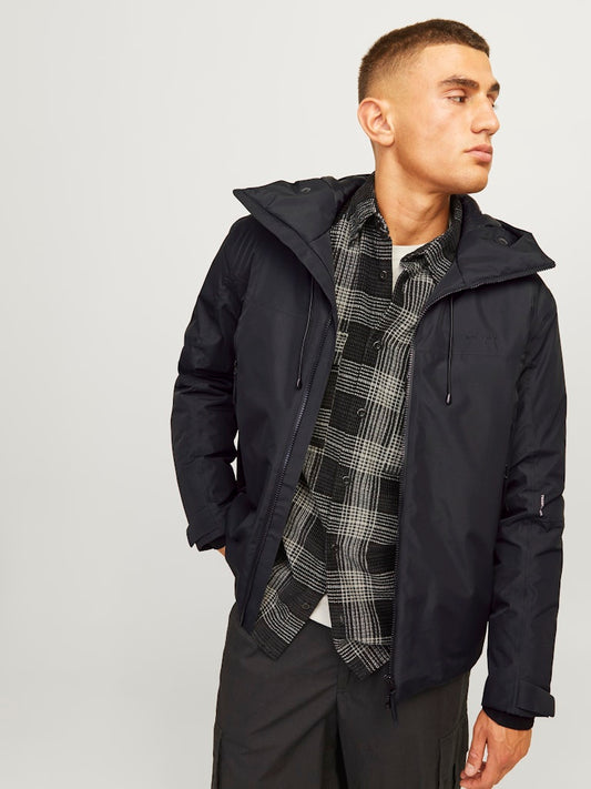 Summit Padded shell jacket Black