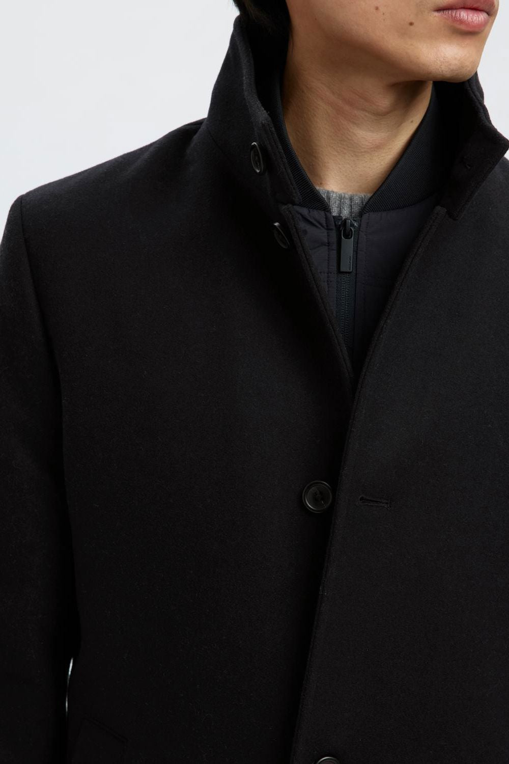 Slmrainar Wool Blend Coat Noos