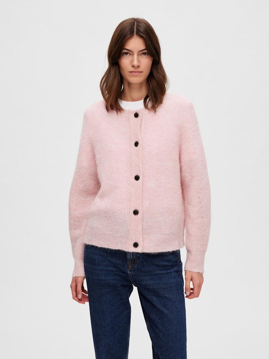 Lulu short cardigan Rosa