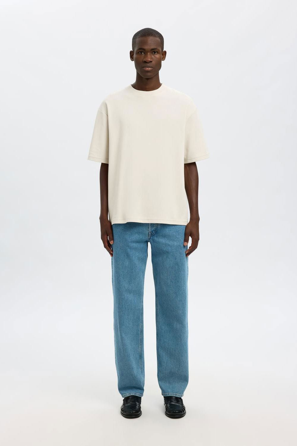 Slmlooseoscar Ss O-Neck Tee Noos