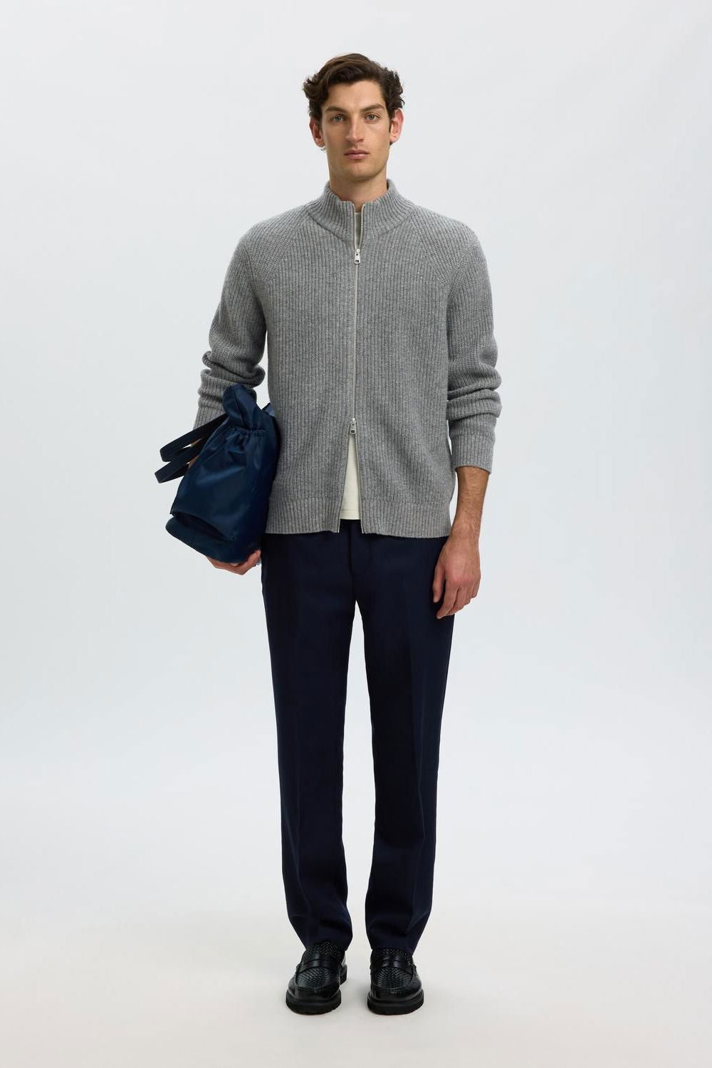 Slmcody Ls Knit Zip Cardigan
