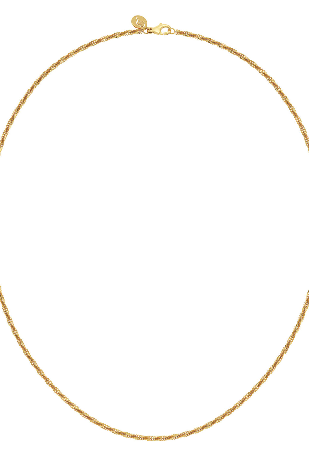 Tinsel Thin Necklace Gold