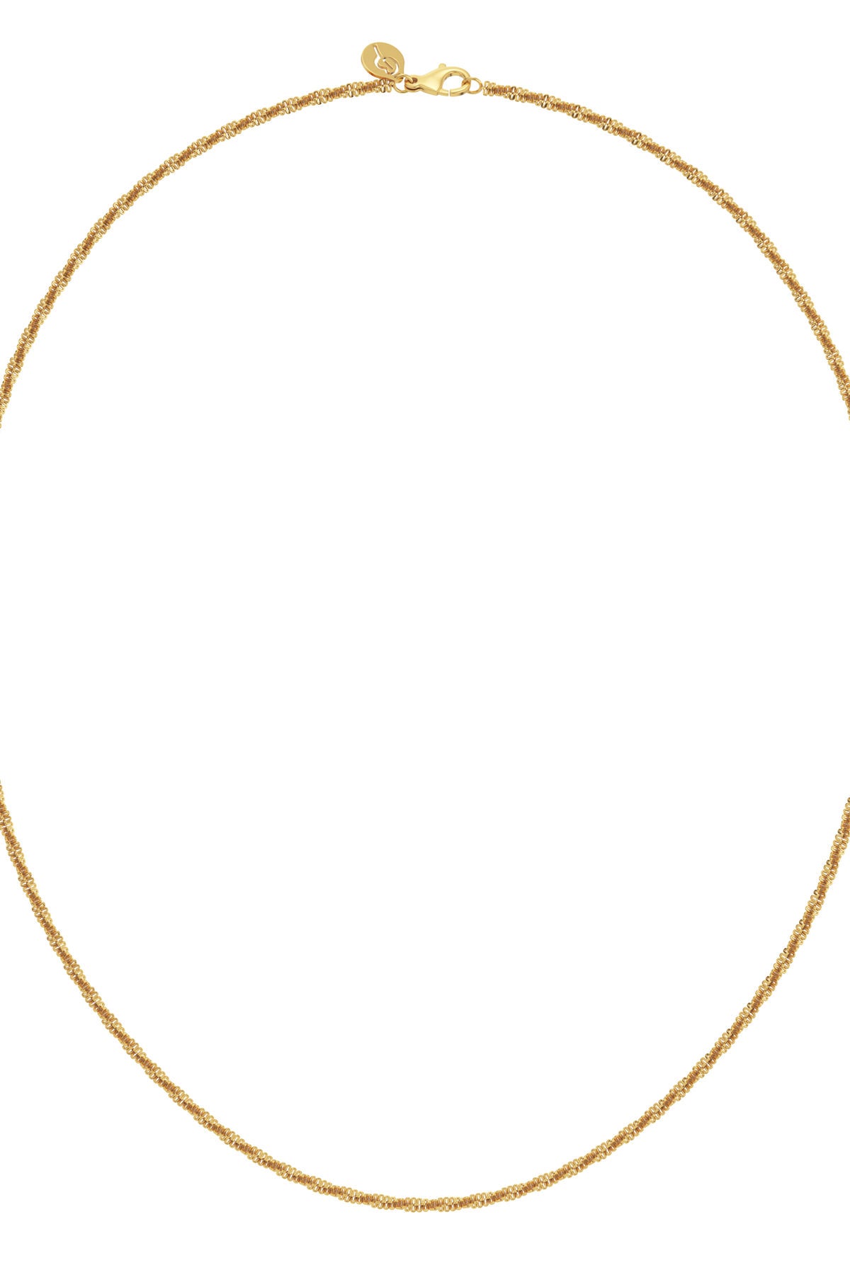 Tinsel Thin Necklace Gold