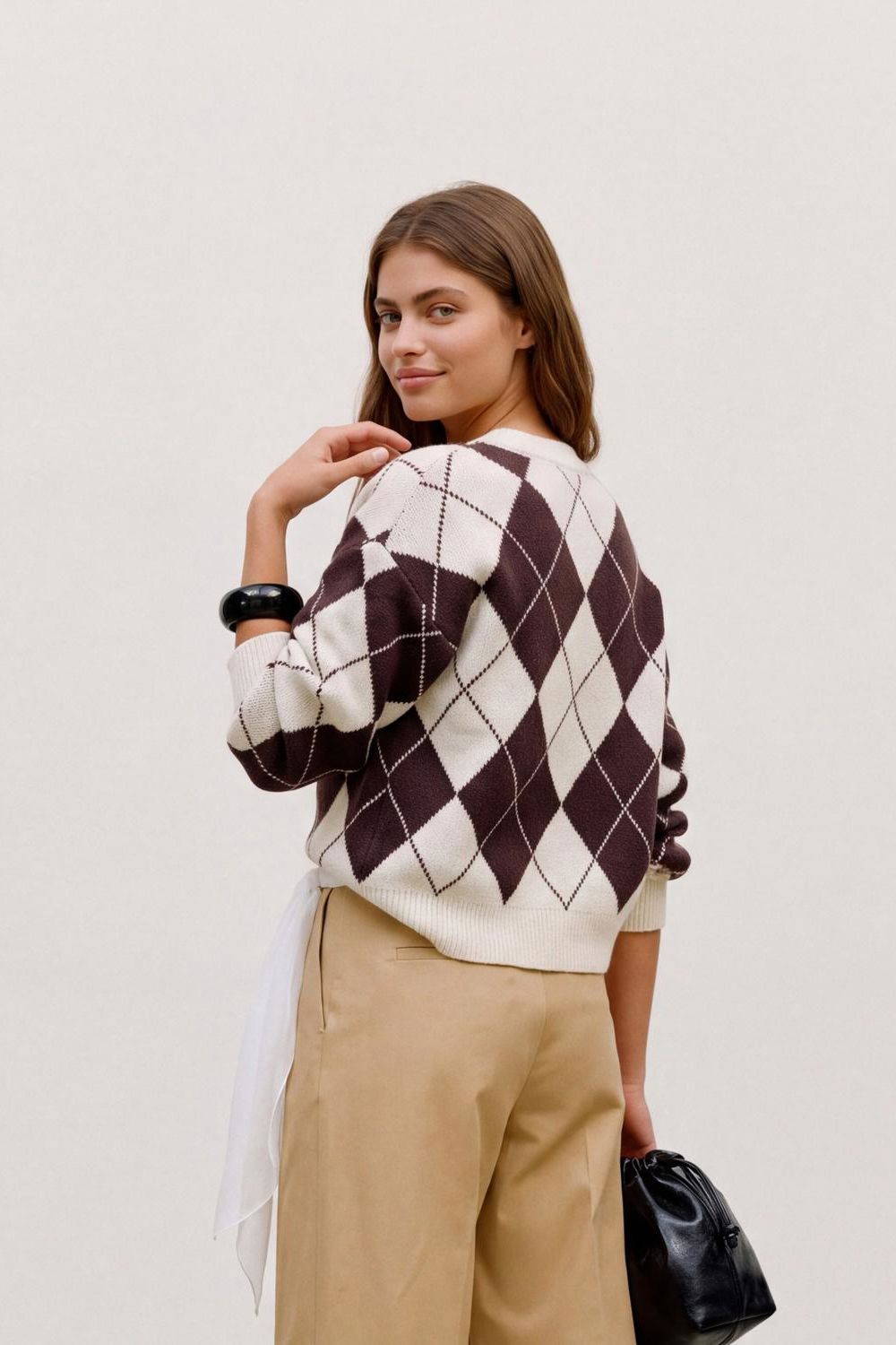 Vmdoffy Jaquard Ls O-Nck Pullover Noos
