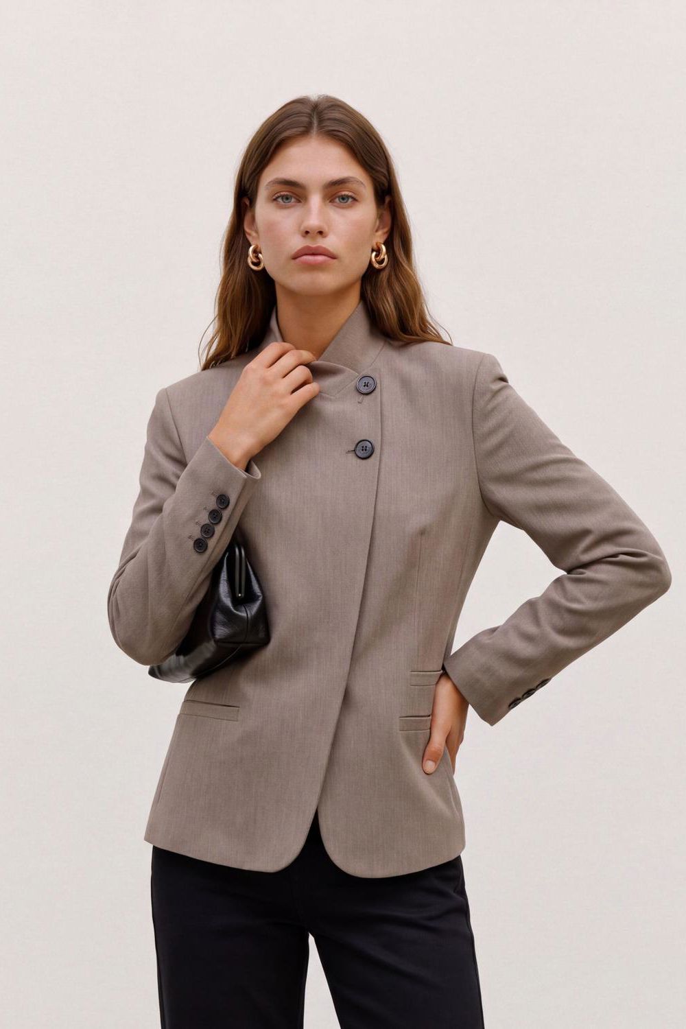 Vmdina Ls High Neck Blazer Lcs