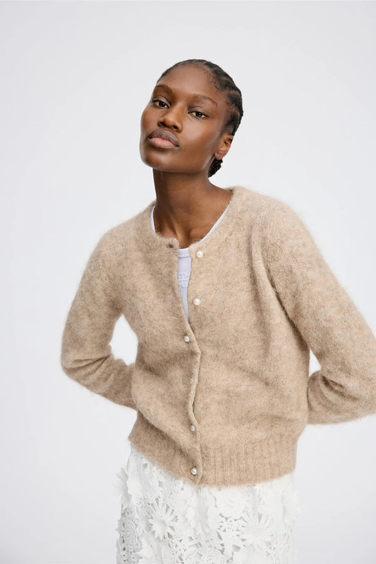 Povilla Cardigan Sand