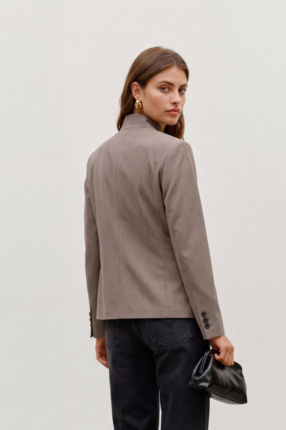 Vmdina Ls High Neck Blazer Lcs