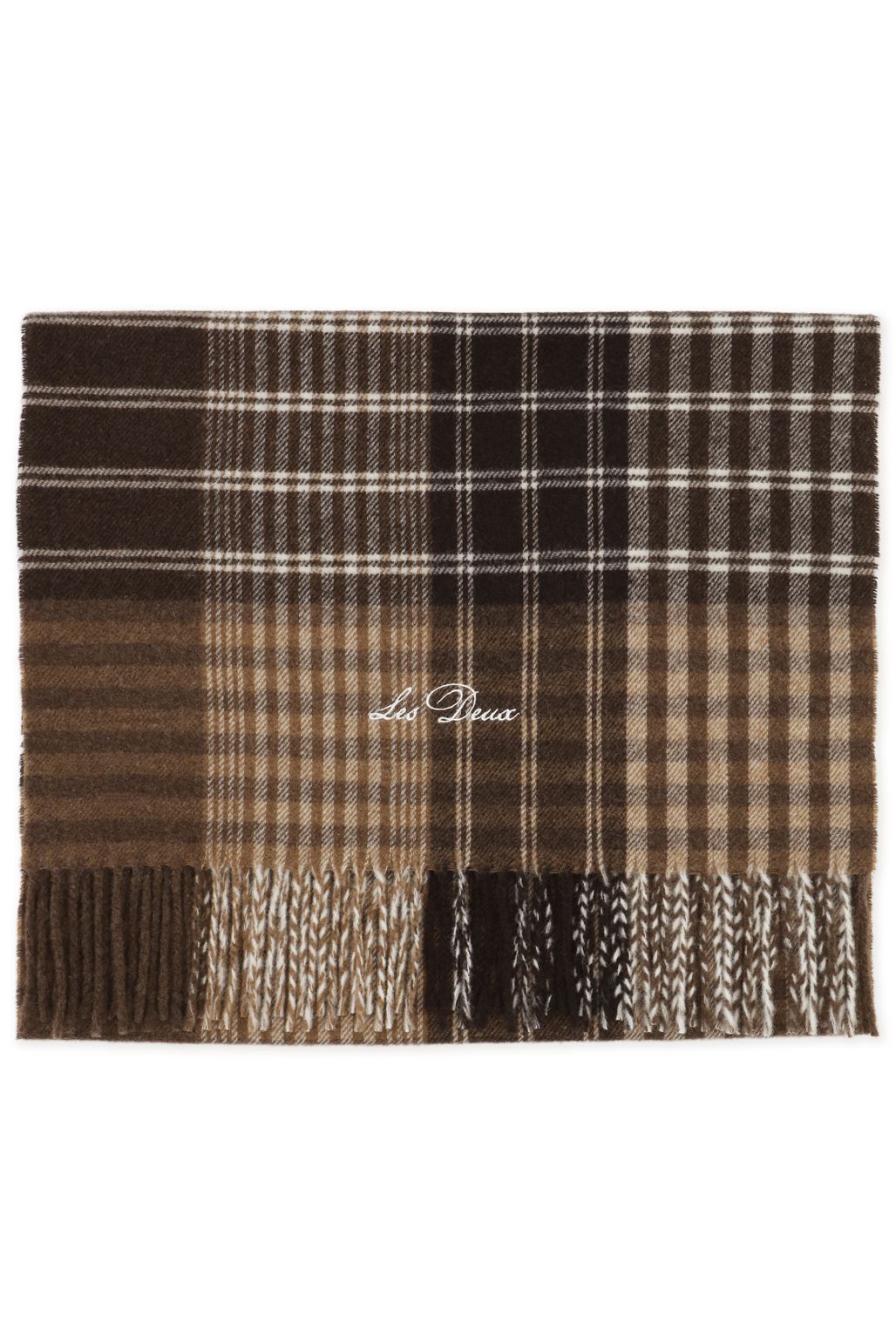 Signature Patchwork Check Scarf