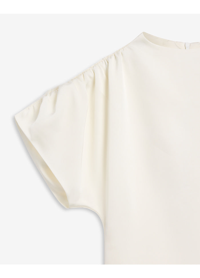 Demi top - pearl white