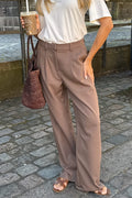 CelinaIC pants - dark brown