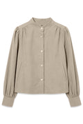 Vmbriar Ls High Neck Shirt Wvn Ret