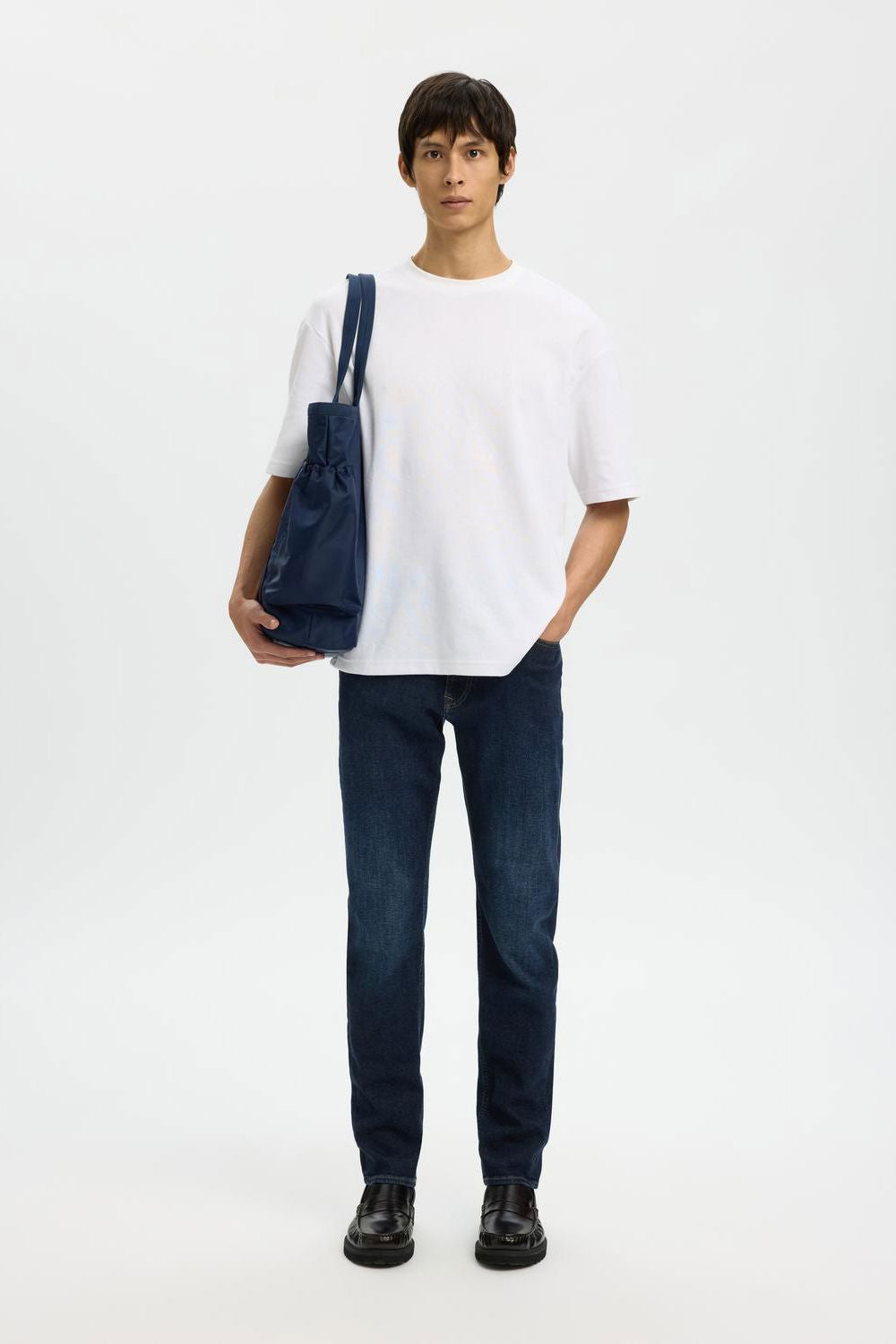 Slm175-Slim Cleo Flex Db 615 Jeans Noos