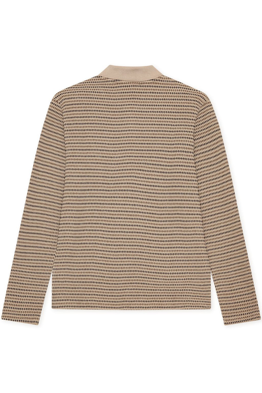 Knitted Stripe Polo